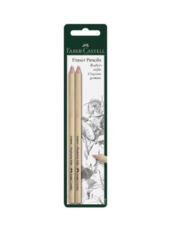 Buy Artist Eraser Pencil Beige/White in Saudi Arabia