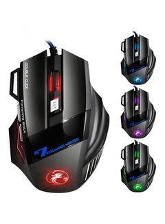 Buy X7 USB Wired Professional Gaming Mouse Black in Saudi Arabia