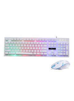 Buy G20 USB Wired 104 Keys 7-Color Backlit Keyboard And 1600DPI Mouse Set in UAE