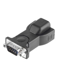 Buy USB To RS232 Serial Port 9-Pin DB9 Serial COM Port Adapter Converter Cable Black in Saudi Arabia