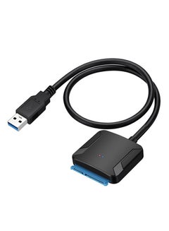 Buy USB 3.0 To Sata 3 Cable For Hard Disk Drive Black in UAE