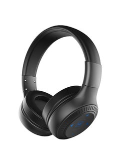 Buy B20 Foldable Bluetooth Headphones With Mic Black in Saudi Arabia