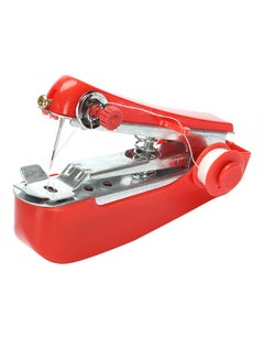 Buy Mini Sewing Machine Manual Portable Convenient Home Essential Red 11x3.8x7.2centimeter Red/White 11x3.8x7.2cm in Egypt