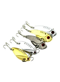 اشتري 5-Piece 3D Eyes Crank Bait Fishing Lure With Spinner Blade في السعودية