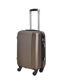 Buy Hardside Cabin Luggage Trolley Coffee in Saudi Arabia