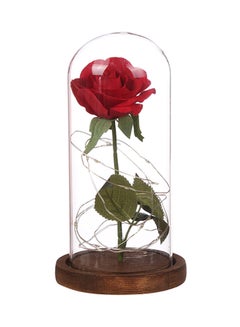 Buy Luminous Led Rose Glass Multicolour in UAE