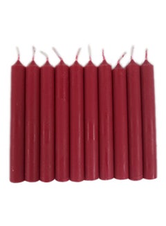 Buy 10-Piece Ritual Chime Spell Candle Set Red in UAE