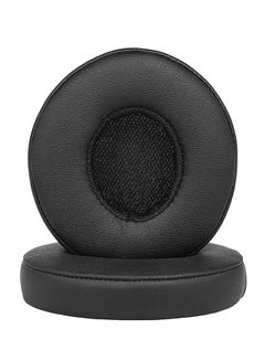 اشتري 2 Piece Replacement Earpads Ear Pad Cushion For Beats Solo 2 / 3 On Ear Wireless Headphones Black في السعودية