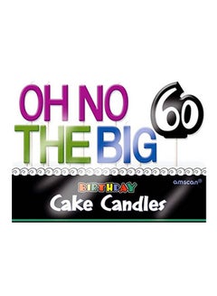 اشتري Amscan 177501 Oh NoAnd 60 Toothpick Set Candles, 3, Multicolor في الامارات