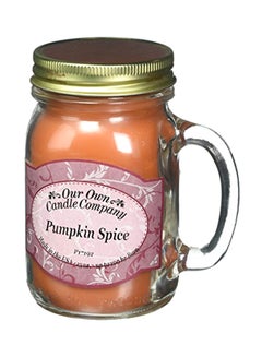 اشتري Our Own Candle Company Pumpkin Spice Scented 13 Ounce Mason Jar Candle Company في الامارات