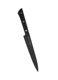 Buy Slicing Knife Stainless Steel With Non Stick Coating Tanto Kuro Black in UAE