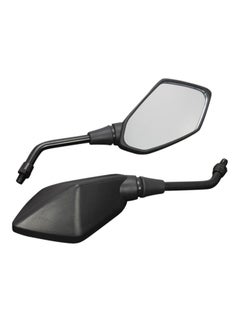 Buy Pair Of Universal Rear view Side Mirror For Motorcycle Scooter in UAE