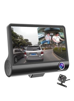 Buy 3 Way Car DVR Camera Video Driving Recorder in UAE