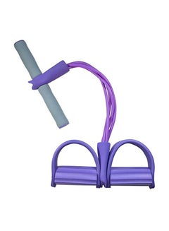 Buy Bodybuilding Expander Elastic Sit Up Pull Rope With Foot Pedal 26 x 50cm in Saudi Arabia