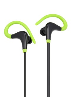 Buy Sweatproof In-Ear Earphones Green/Black in Saudi Arabia