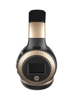 Buy Stereo Bluetooth Wireless Over-Ear Headphone With Microphone Black/Gold in Saudi Arabia