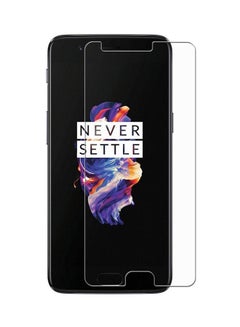 Buy Tempered Glass Screen Protector For OnePlus 5 Clear in Saudi Arabia