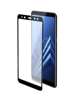 Buy 3D Tempered Glass Screen Protector For Samsung Galaxy A6 Plus 2018 Black/Clear in Saudi Arabia