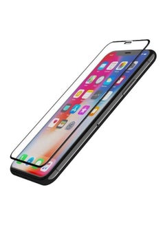 Buy 3D Tempered Glass Screen Protector For iPhone XS/X Black/Clear in UAE