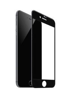 Buy 3D Tempered Glass Screen Protector For iPhone 7 Plus Black/Clear in Saudi Arabia