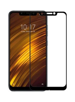 Buy 5D Tempered Glass Screen Protector For Xiaomi Pocophone F1 Black/Clear in UAE