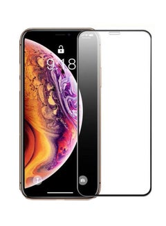 Buy 5D Curved Tempered Glass Screen Guard For Apple iPhone XS Max Black in Egypt