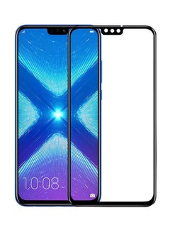 Buy 5D Tempered Glass Screen Protector For Huawei Honor 8X Clear/Black in Saudi Arabia