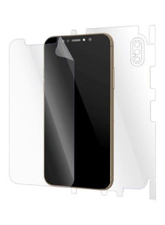 Buy Tempered Glass Full Body Screen Protector For Apple iPhone XS Max Clear in UAE