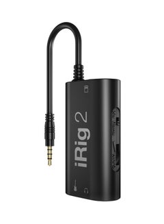 Buy iRig 2 - Guitar Interface for iPhone, iPad, iPod Touch, Mac, and Android IP-IRIG2-PLG-IN Black in Saudi Arabia