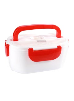 اشتري Multifunctional Breathable Electric Heating Lunch Box أبيض/أحمر 620 غم في الامارات