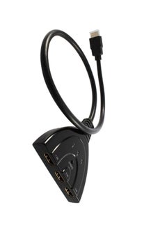 Buy 3 Port 4K HDMI Switch Splitter Black in UAE