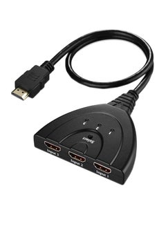 Buy 3 HDMI Switch Cable Black in Saudi Arabia