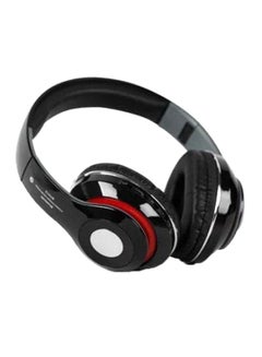 Buy Bluetooth Over-Ear Headphones With Mic Black/Red in Saudi Arabia