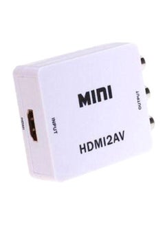 Buy HDMI2AV HD Video Converter Media Streaming Device White in Saudi Arabia