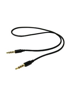 Buy 3.5 mm Audio Aux Cable Black in Saudi Arabia
