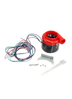 Buy Universal Car Fake Dump Electronic Turbo Blow Off Hooter Valve Analog Sound BOV Electronic Relief Valve Red in UAE