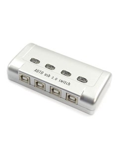 Buy 4 Port USB Printer Sharing Switch White in Saudi Arabia