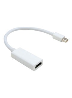Buy HDMI To Mini Displayport Adapter For Apple MacBook Pro/Air iMac White in Saudi Arabia