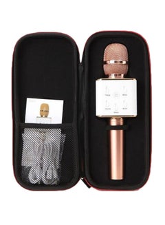 Buy Bluetooth Karaoke Wired Microphone 182.28749942.18 Gold/White in UAE