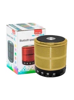 اشتري Bluetooth Speaker ذهب - أسود في السعودية
