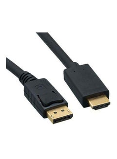 Buy Displayport Male To HDMI Male Cable Black in UAE