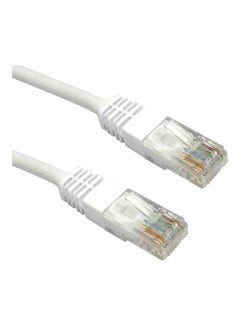 اشتري كابل إيثرنت طراز CAT6 أبيض/ شفاف في السعودية