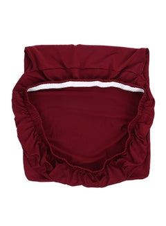 Buy Spandex Chair Cover Burgundy 0.151kg in UAE