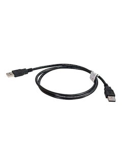 Buy USB Male To USB Male Cable Black in Saudi Arabia