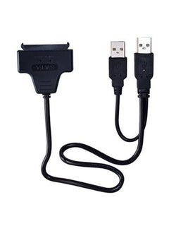 Buy USB To SATA Adapter Cable Black in Saudi Arabia