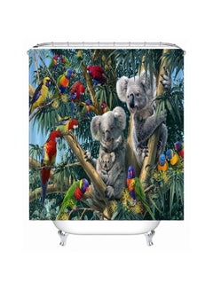 Buy Simulation 3D Printed Shower Curtain Multicolour 0.285kg in UAE