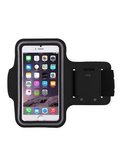 Buy Sweat-Proof Fitness Armband Case Cover Black in UAE