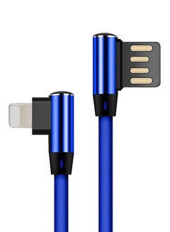 Buy L Type Lightning Data Cable Blue in Saudi Arabia