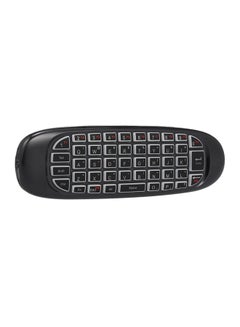 Buy Backlit 2.4G Air Mouse Wireless Keyboard Black in UAE