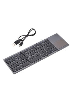 Buy Foldable Wireless Keyboard Grey in UAE